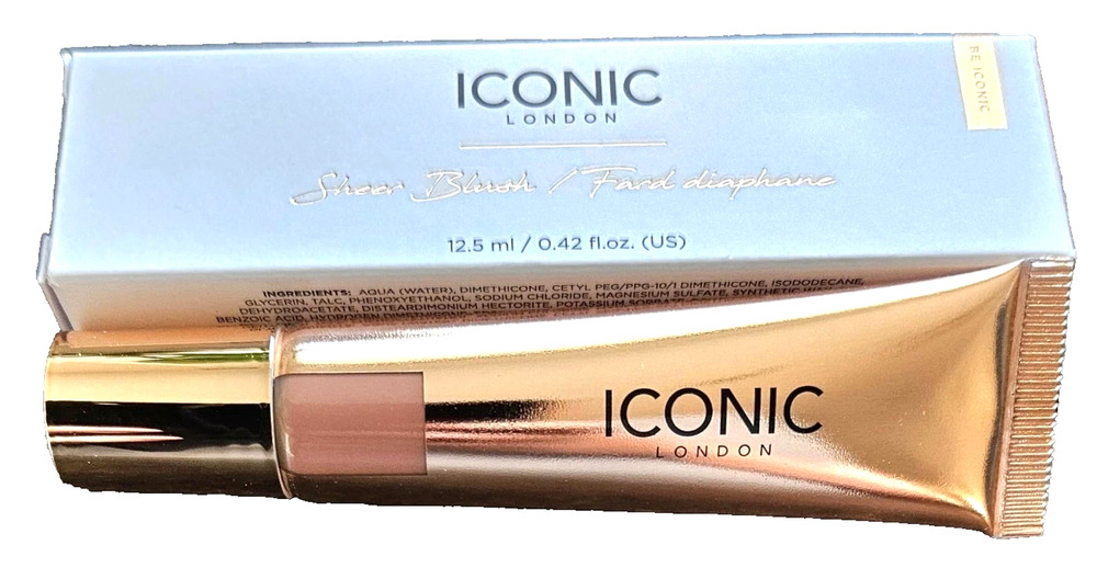 ICONIC LONDON SHEER LIQUID BLUSH in Fresh Faced .42floz / 12.5ml Full Size Boxed